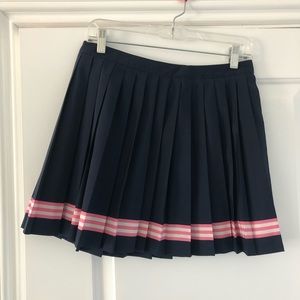 Lacoste Navy and Pink Mini Skirt
